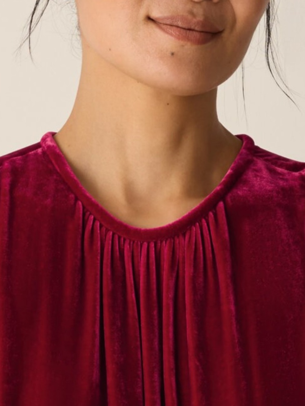 EILEEN FISHER Ruby Round Neck Velvet Maxi Dress Size XL, NWT - Picture 7 of 14